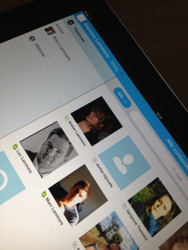 Skypen met de oudste, altijd leuk