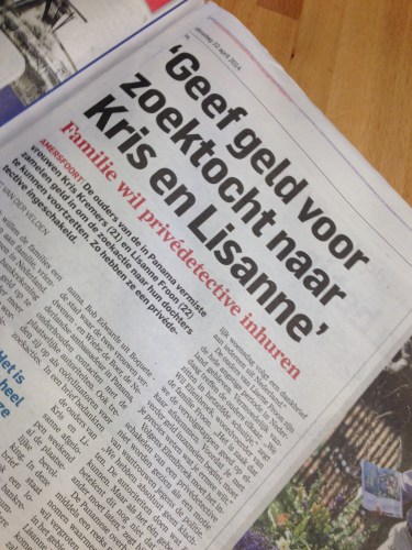 Ze houden mij nog steeds bezig en ik hoop zo dat ze gevonden worden.