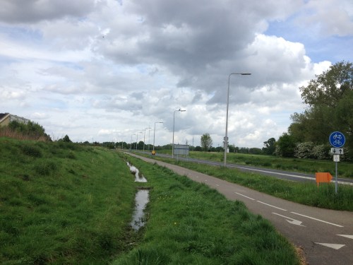 Het blijft droog dus ik ga op stap.