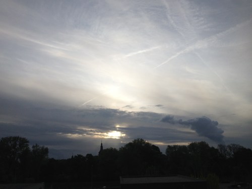 Goedemorgen zon, blijf je hangen vandaag?