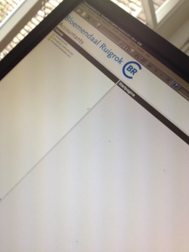 De rest van de middag boekhouden en mail wegwerken.