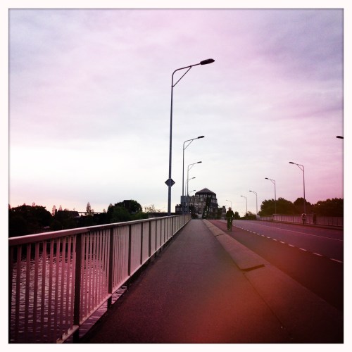 en dan is de werkdag weer voorbij. Dag Maastricht.