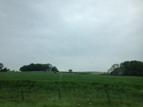 De heuvels van de andere kant gezien.