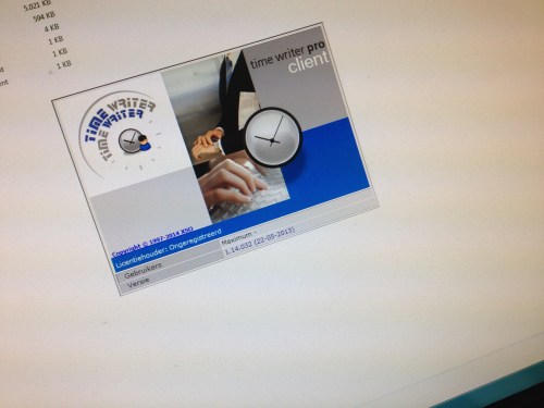 Uren bijwerken gaat nog niet automatisch, inhalen dus.