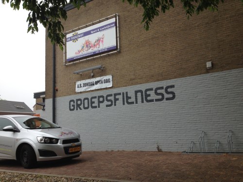 Een uurtje uitsloven.