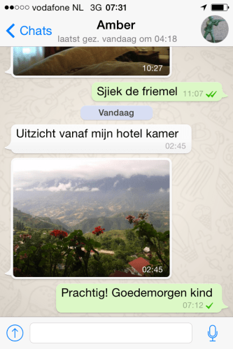 Het appje uit Vietnam geeft weer reden tot vreugde.