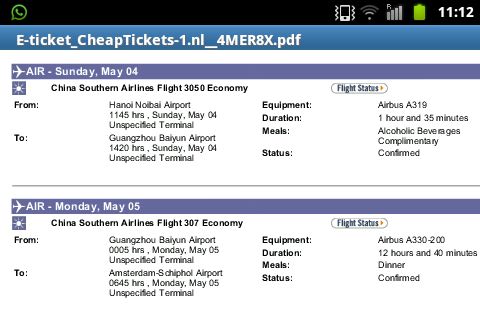 Van Hanoi via China naar Amsterdam. Je kunt het zelf niet bedenken.