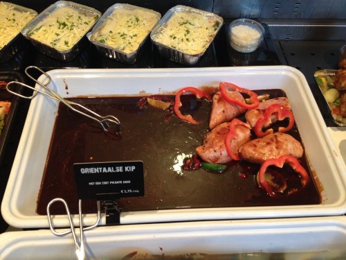 We eten Oosterse kip vandaag.