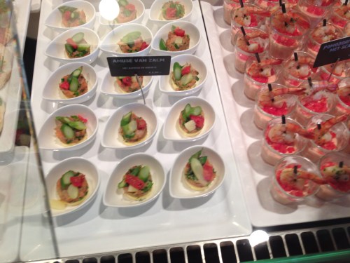 Kleine hapjes lonken.