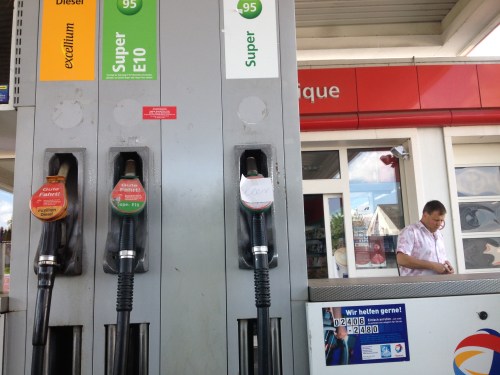 ..maar de benzine was op.