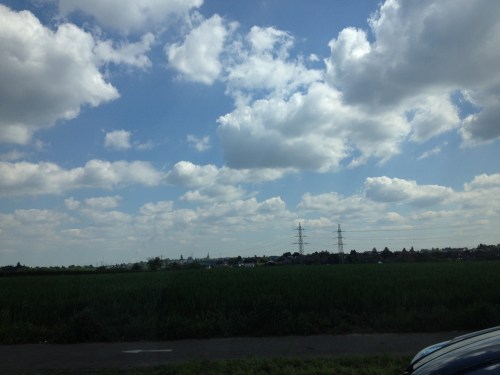 Terug naar huis dan maar, de wolken gaan mee