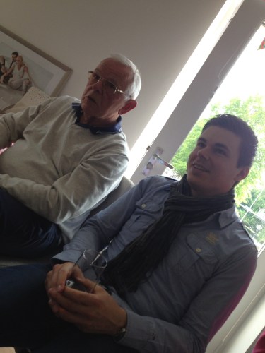 Vader en oudste zoon