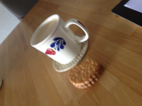 Na het sporten is het goed koffie drinken..