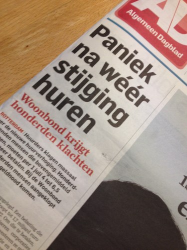 Je zult maar in een huurhuis wonen...