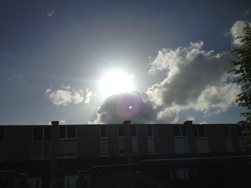 Toch nog zon! gelukkig.