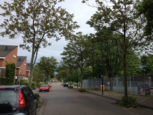 Het is eindelijk droog. Snel een rondje dorp