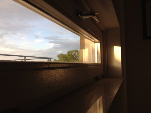 en dan, aan het einde van de dag is daar dan toch nog de zon.