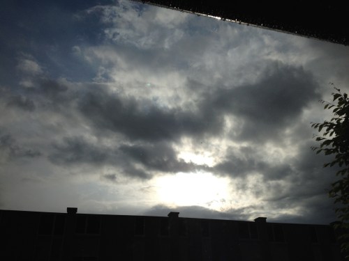 et voilá, we sluiten  af met de zon. Dag dag, tot morgen!