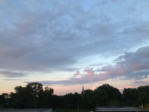 En dan laat de zon zich toch nog even zien.