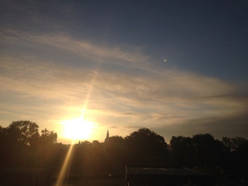 Goedemorgen zon, je krijgt vandaag de ruimte.