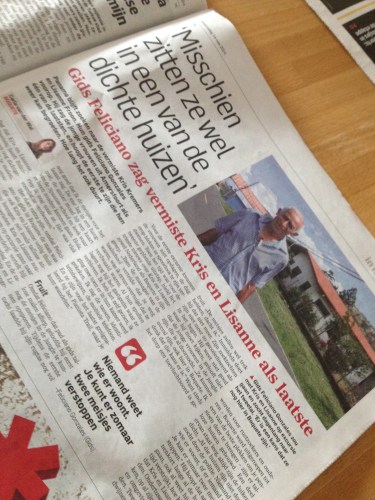 Zoek in elk huis, laat geen deur gesloten. 