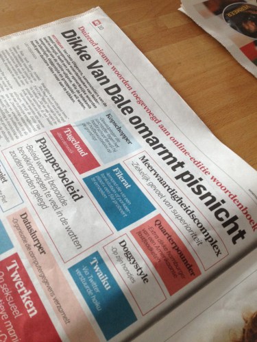 ja laten we dat vooral doen, straattaal opnemen in de Dikke van Dale.