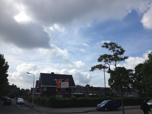 kijk...nog steeds blauwe lucht. Zo gaat ´ie goed.