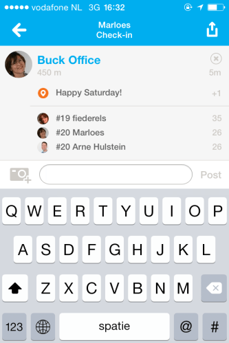Thuis bedenk ik dat ik vergeten ben om de toner op te halen, en daar vergeet ik weer te fotograferen. Tsk tsk tsk...
