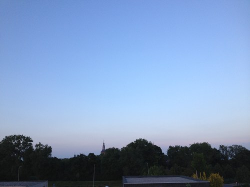 Het einde van een prachtige dag. Dag dag, tot morgen!