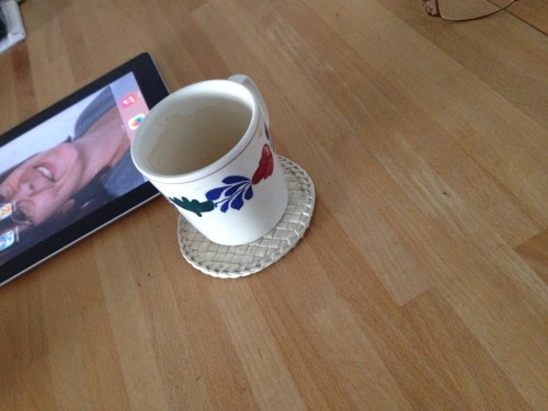 Na beweging is het goed koffie drinken.