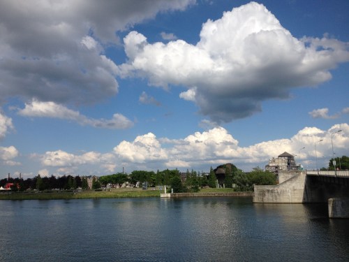 Einde van de werkdag. Dag Maastricht.