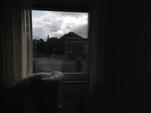 Dan maar zonder zonnig uitzicht beginnen aan de zaterdagse klusjes.