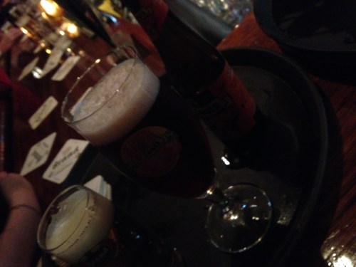 'Later zoeken we het verwarmde terras op...met een Belgische kriek is het hier prima uit te houden