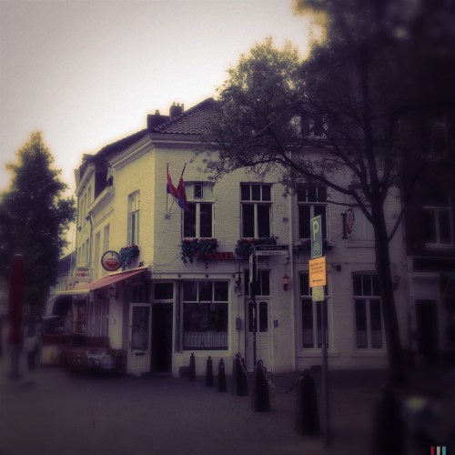 Blokje om na de lunch.