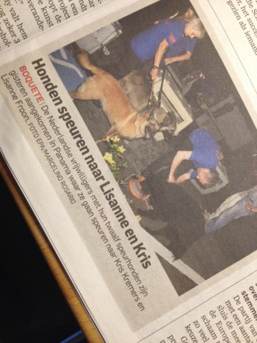 Hoewel ik van harte hoop dat dit iets gaat opleveren denk ik nog steeds dat ze helemaal in de verkeerde hoek aan het zoeken zijn