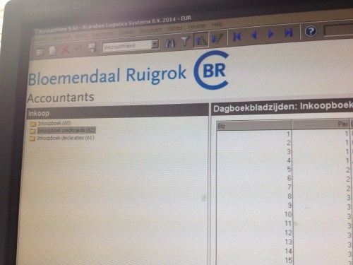 En dan nu ...boekhouden