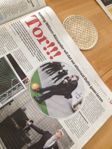 Kom eens je oor hier te luisteren leggen zou ik zeggen...