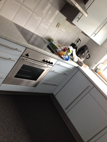 Uitpakken, moet ook.