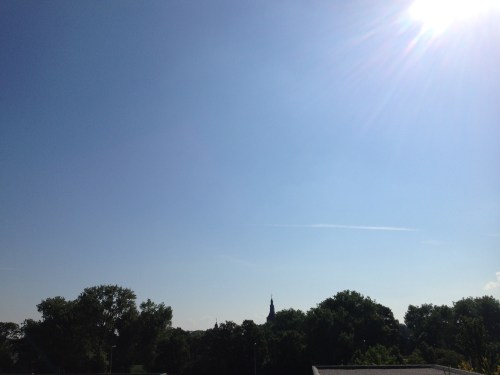 Hemelsbreed geen wolkje te zien