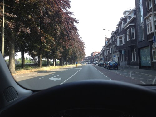 Halverwege de ochtend ga ik op pad...