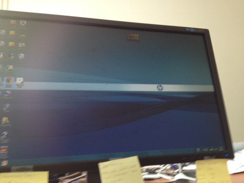 Terug in Maastricht lijkt mijn laptop er geen zin meer in te hebben.