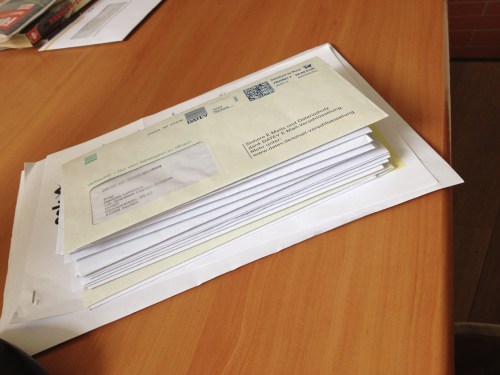 Er ligt nog wel een hele stapel post.