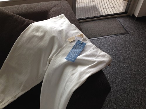 Eindelijk een broek gevonden die voldoet aan mijn hoge eisen.