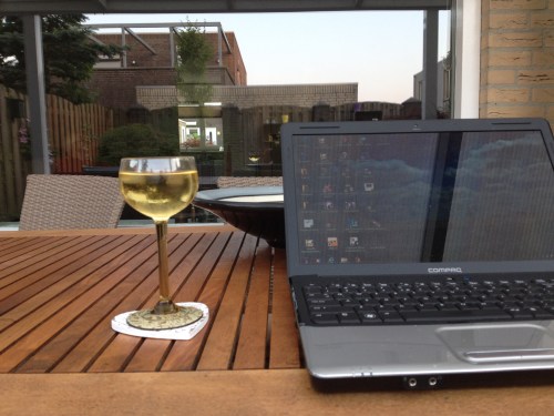 en ik kan lekker buiten blijven zitten