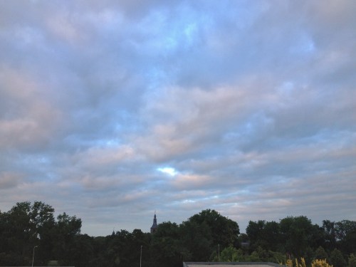 Dag toren, je krijgt weer iets meer lucht geloof ik. Dag dag, tot morgen!
