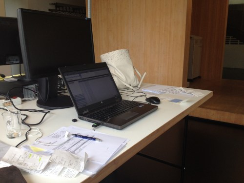 Ik neem al snel mijn plek in.