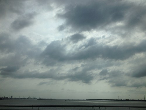 Nog een keer over het Hollandsch Diep, maar nu in de auto.