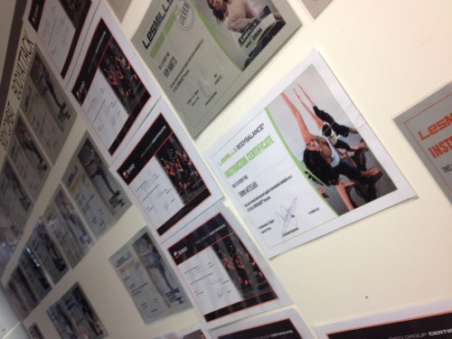 Indrukwekkend hoor, al de diploma´s