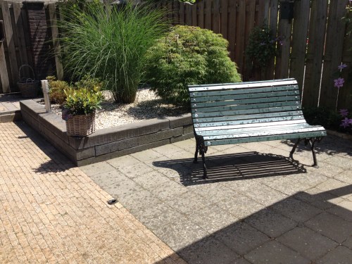 een lokale bui is het gevolg, erg lokaal in dit geval.