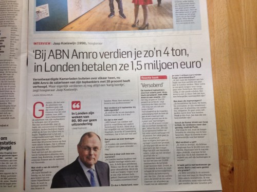 Lekker naar London gaan dan. Er zijn hier genoeg capabele jonge mensen die graag voor 4 ton aan de slag willen gaan.